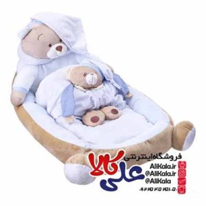 سرویس خواب و تشک لبه دار 3 تیکه نوزاد طرح خرس (2)