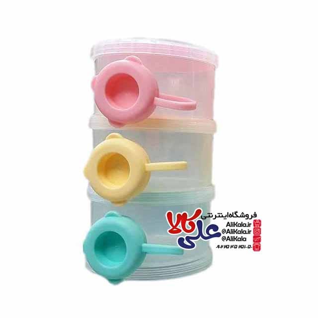 ظرف نگهدارنده غذای کودک استوانه ای کد 01