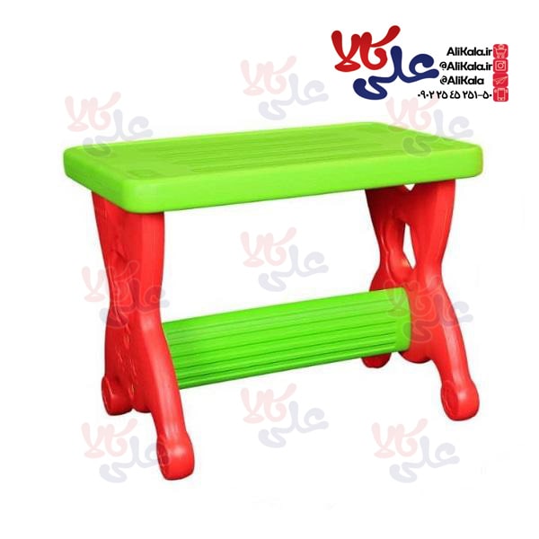 میز کودک مانلی رنگ سبز قرمز