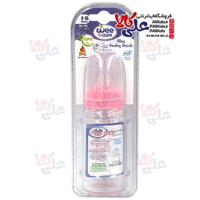 شیشه شیرخوری 120 میلی لیتر پیرکس وی کر Wee Care B303