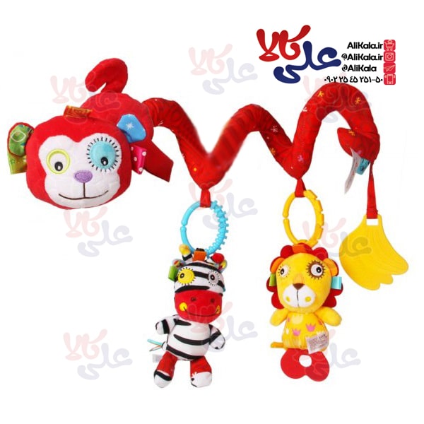دورپیچ تخت و کریر طرح میمون جولی بیبی Golybaby