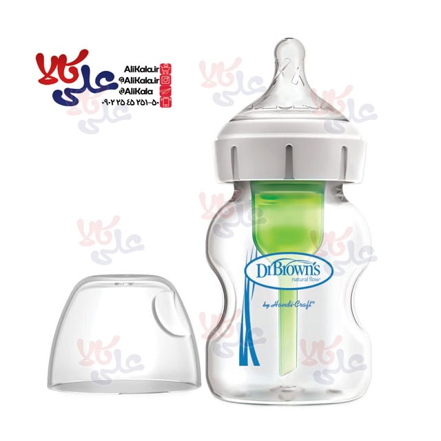 شیشه شیر ۲۷۰ میل دکتر براون Dr Browns مدل عریض ۹۲۶۰۰