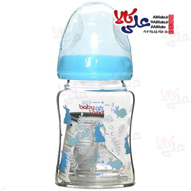 شیشه شیر پیرکس بیبی لند مدل سری گرد کد 464/374 ظرفیت 150 میل